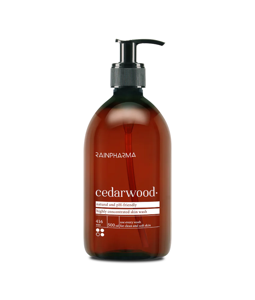 Rainpharma Skin Wash Cedarwood 500ml kopen - zachte lichaamsreiniging